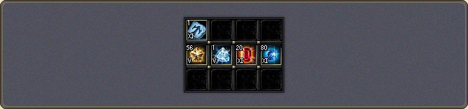 The tablet and the four elements prepared in the inventory