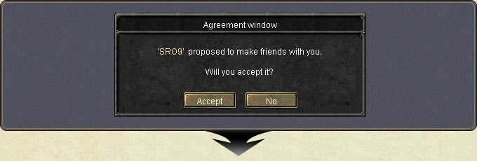 Adding Friends — the other side's approval window