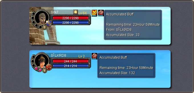 Guardian Reward — using the accumulate buff