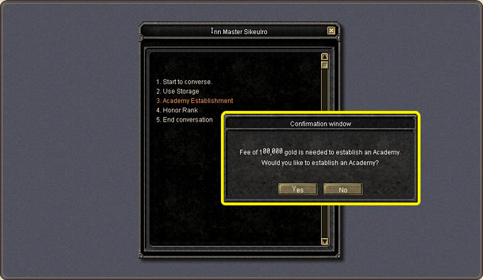 Guardian System — establishing the academy and its UI (L)