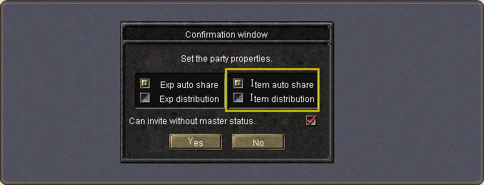 Forming Party — the party members