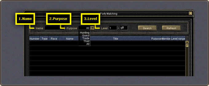 Party Matching — the leader's approval
