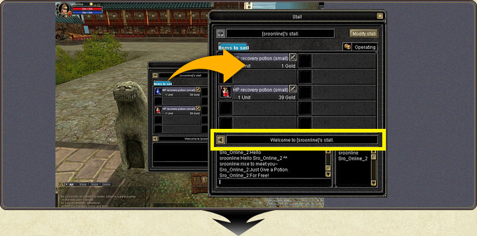 Private Stall — the sales message