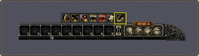 Selecting a single order icon