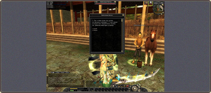 The quest window (Q): the quest list, objectives and rewards